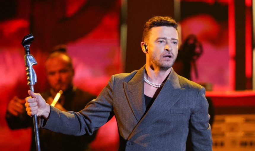Singer Justin Timberlake