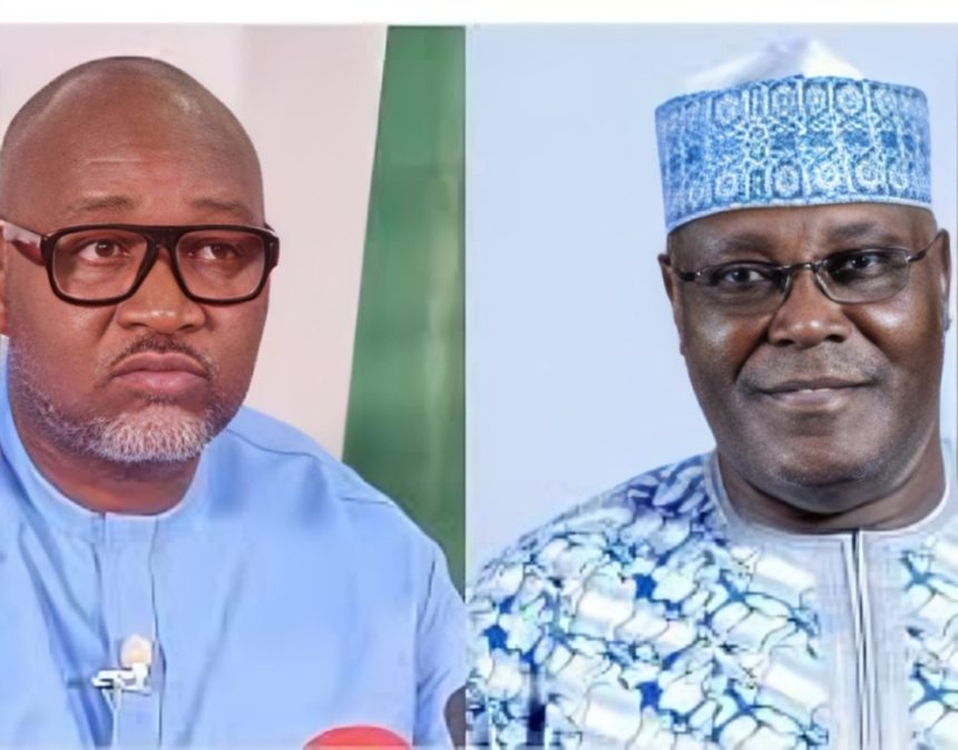 Former ADC Presidential candidate, Dumebi Kachikwu and former Vice President Atiku Abubakar