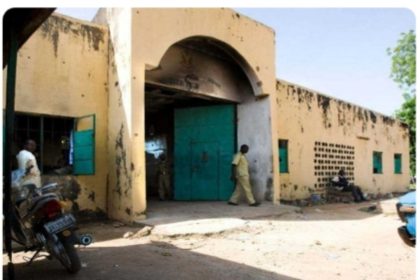 The entrance of the 100-year-old Kano prison