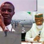 Minister of Aviation, Festus Keyamo who releases new video of fuji star, Wasiu Ayinde (KWAM) allegedly trying to stop aircraft
