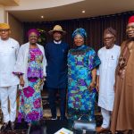 Representatives of Nigerian International Coastal Border Platform, are Ondo, Lagos, Ogun, Delta, Cross River, Akwa Ibom, and Bayelsa at unified maritime laws meeting