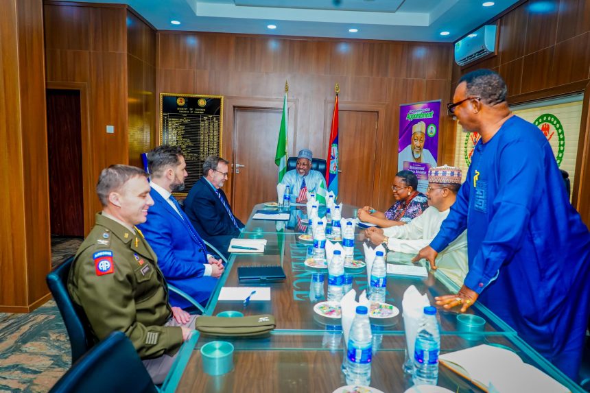 Minister of Defence, Mohammed Badaru,