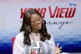 TV host, Morayo Afolabi-Brown who just resigned from TVC