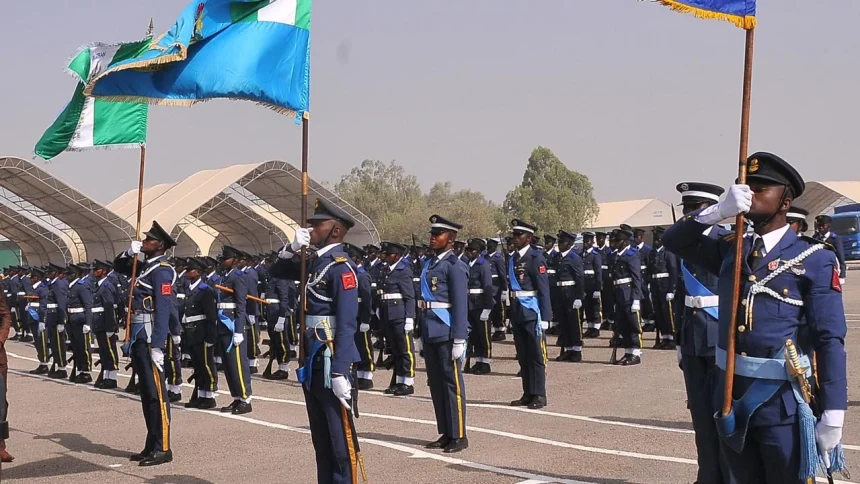Graduates of Nigerian Air Force during passing out parade