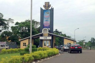 Obafemi Awolowo University (OAU), Ile-Ife, Osun State, gate