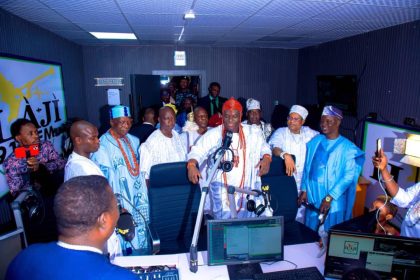 The Ooni of Ife, His Imperial Majesty, Oba Babatunde Adeyeye Enitan Ogunwusi Ojaja II during his special broadcast on Ilaji FM, Ibadan