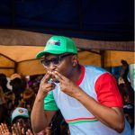 Ibadan North by-election winner, Folajinmi Oyekunle of the Peoples Democratic Party (PDP) during campaign in Ibadan.