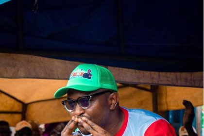 Ibadan North by-election winner, Folajinmi Oyekunle of the Peoples Democratic Party (PDP) during campaign in Ibadan.