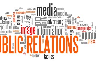 Media and public relations illustration,
