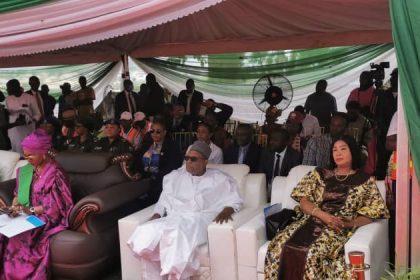 First Lady of Kwara State, Ambassador Olufolake Abdulrazaq sitted with other dignitaries