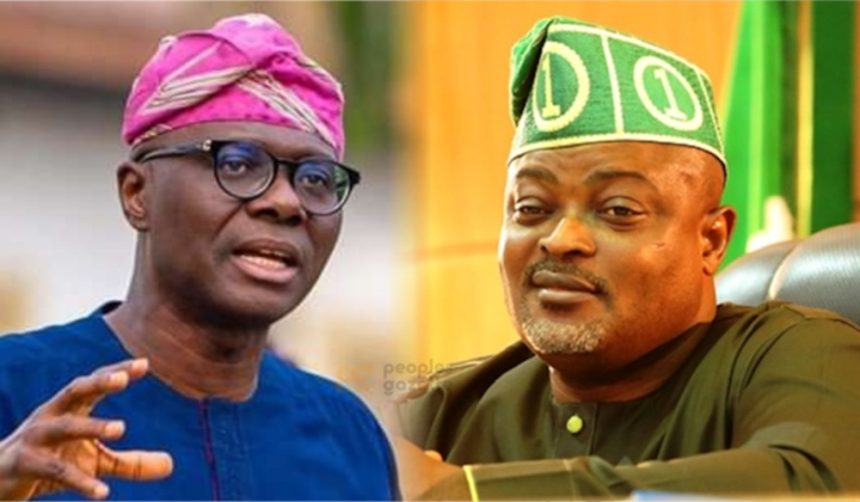 Lagos State Governor, Babajide Sanwo-Olu AND Assembly Speaker, Obasa