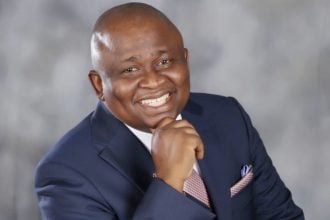 Senator Adeola smiling Yayi holds canvassers engagement support for Senator Adeola Senator Solomon Olamilekan Adeola Adeola’s emergence as APC consensus Senator Solomon Olamilekan Adeola Senator Adeola Ogun West professionals The Chairman of the Ogun State National Assembly caucus and Senator representing Ogun West Senatorial District, Senator Olamilekan Adeola, popularly known as Yayi, who is supporting princess Elegbeji ahead of Ogin by-election