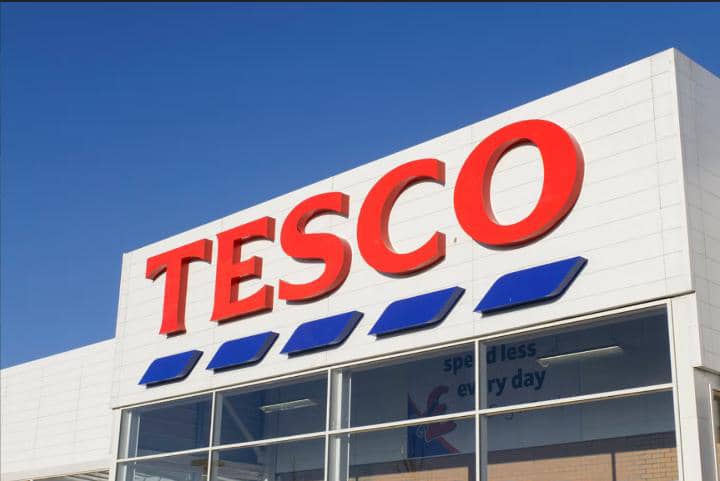 Tesco supermarket building