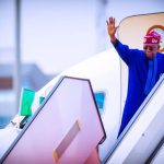 President Bola Ahmed Tinubu departing Abuja on foreign trip