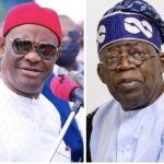 FCT minister, Nyesom Wike, and President Bola Tinubu, whose Lawal turned against. said no state need bailout