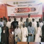 Tanko Sununu with officials of College of Health Sciences, Usmanu Danfodiyo University (UDUS)