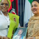 Deputy Secretary-General of the United Nations, Ms. Amina J. Mohammed during her visit to DEPOWA secretariat in Abuja