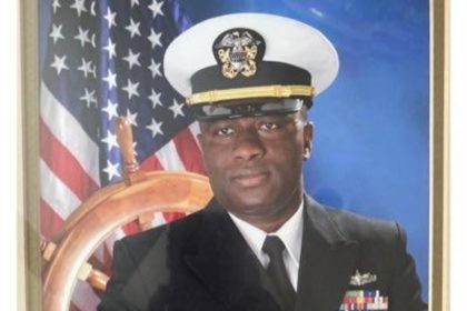 Nigerian-born naval officer, Victor Olusegun Agunbiade, who is recently appointed as the next Commanding Officer of the United States Navy Reserve Center in Springfield, Oregon.