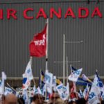 Air canada and their flags
