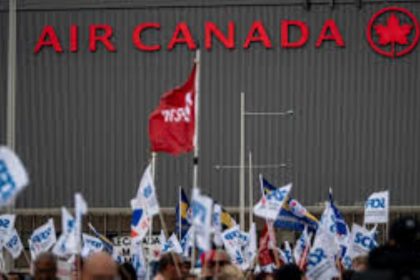 Air canada and their flags