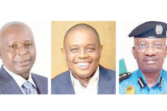 Lateef Fagbemi, Afam Osigwe and IGP