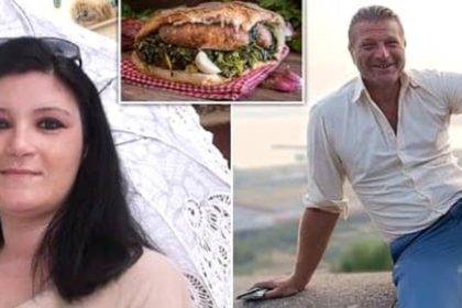A collage of Tamara D’Acunto and Luigi Di Sarno who died in a botulism outbreak linked to a commercially produced broccoli and sausage sandwich