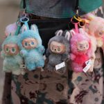Labubu dolls in different colours
