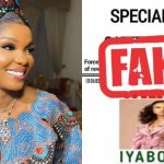 Iyabo Ojo wanted police poster
