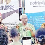 At poetry reading