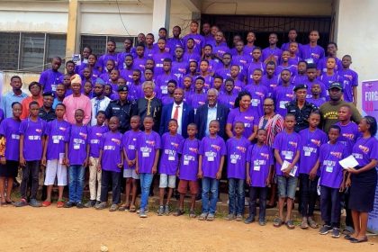 participants at the opening ceremony of the third edition of Forge Camp, a boys-only camping experience organised by the Hope for Second Chance Foundation (HOSEC)