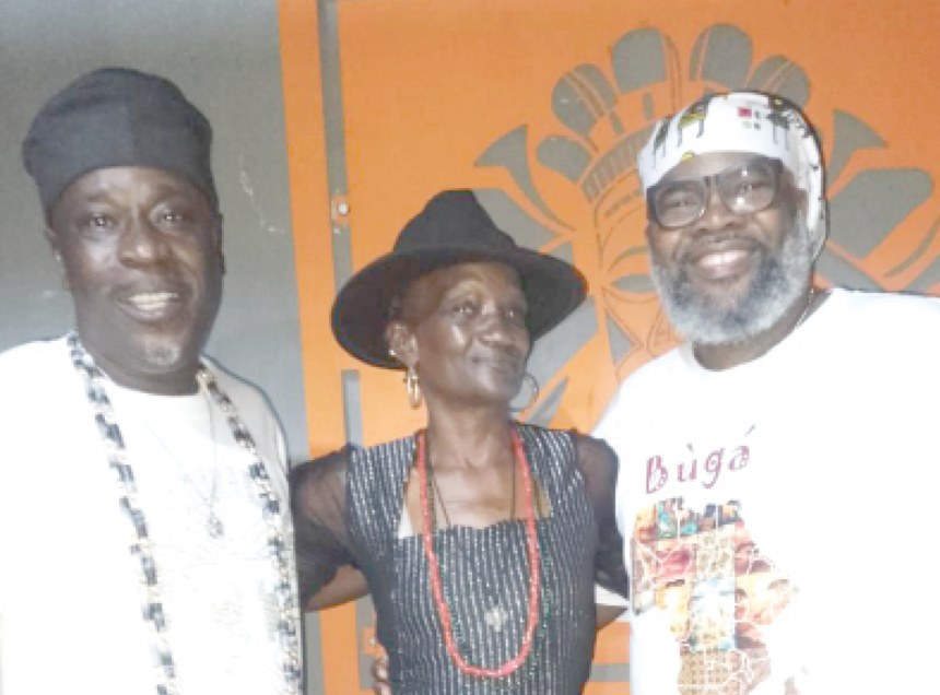 Latoya Aduke, Buga, Baba Ani, Jemiriye, and the host, Kola Ogunkoya