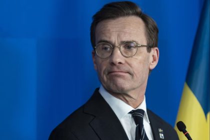 Swedish prime minister, Ulf Kristersson, criticised on chatgpt vote