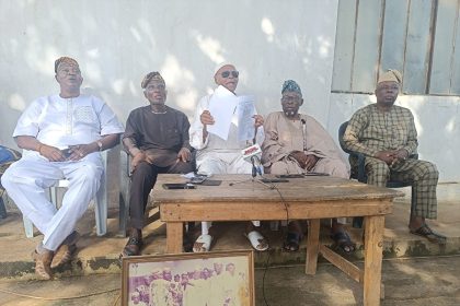 press conference in Ijebu-Ode with Otunba Adedokun Ajidagba