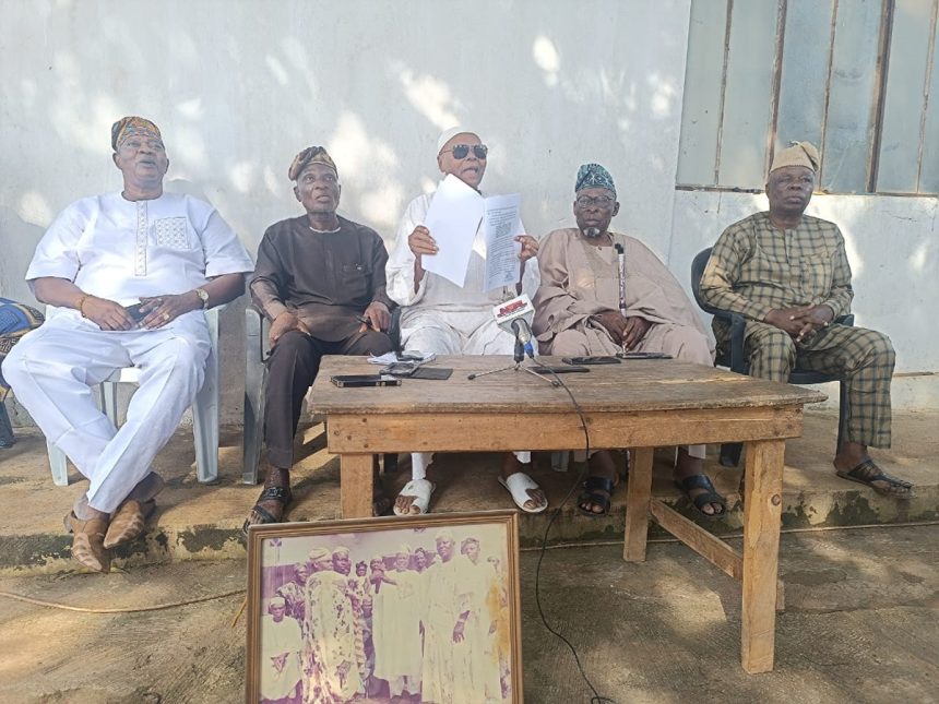 press conference in Ijebu-Ode with Otunba Adedokun Ajidagba