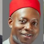 A collage of APC's Ukachukwu, Gov Soludo and LP's Moghalu