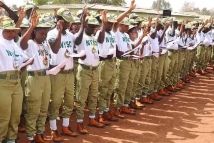 A cross section of Bauchi Corp members on the orientation camp