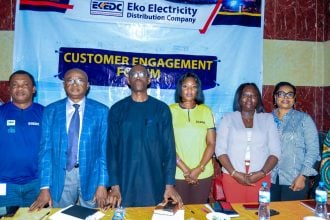 Eko DisCo officials in Ibeju-Lekki,