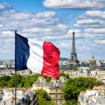 Flag of FRANCE where pigs’ heads were discovered outside several mosques