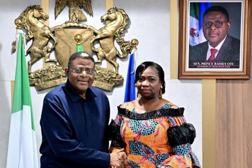 Bassey Otu and Abike Dabiri-Erewa,