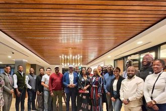 Hon. Kalu with the 2025/2026 Cohort of Nigerians at the Harvard Kennedy School, Cambridge, Massachusetts, United States of America