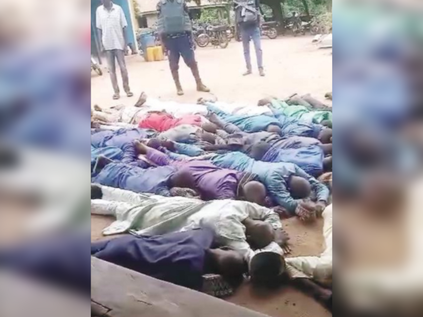 suspected bandits arrested at the Babanla axis of Ifelodun Local Government Area of Kwara State