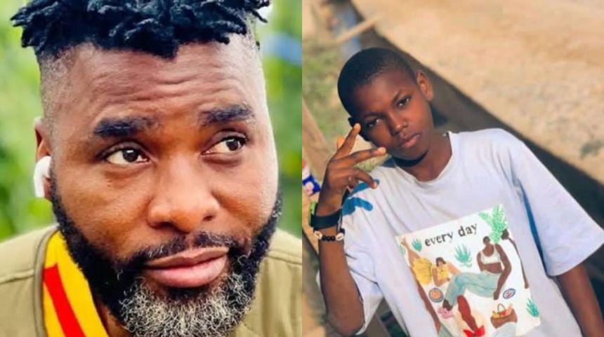 Nollywood Actor Ibrahim Chatta and his deceased son
