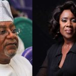 Veteran Nollywood actress, Joke Silva with her elder brother, John Olabiyi Silva