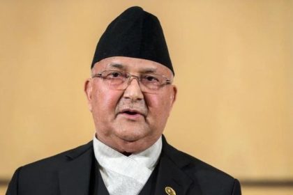 Nepal’s prime minister, KP Sharma Oli who resigned