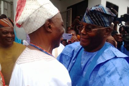 Olubadan Ladoja and former Vice President Atiku Abubakar