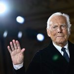 Italian fashion designer, Giorgio Armani