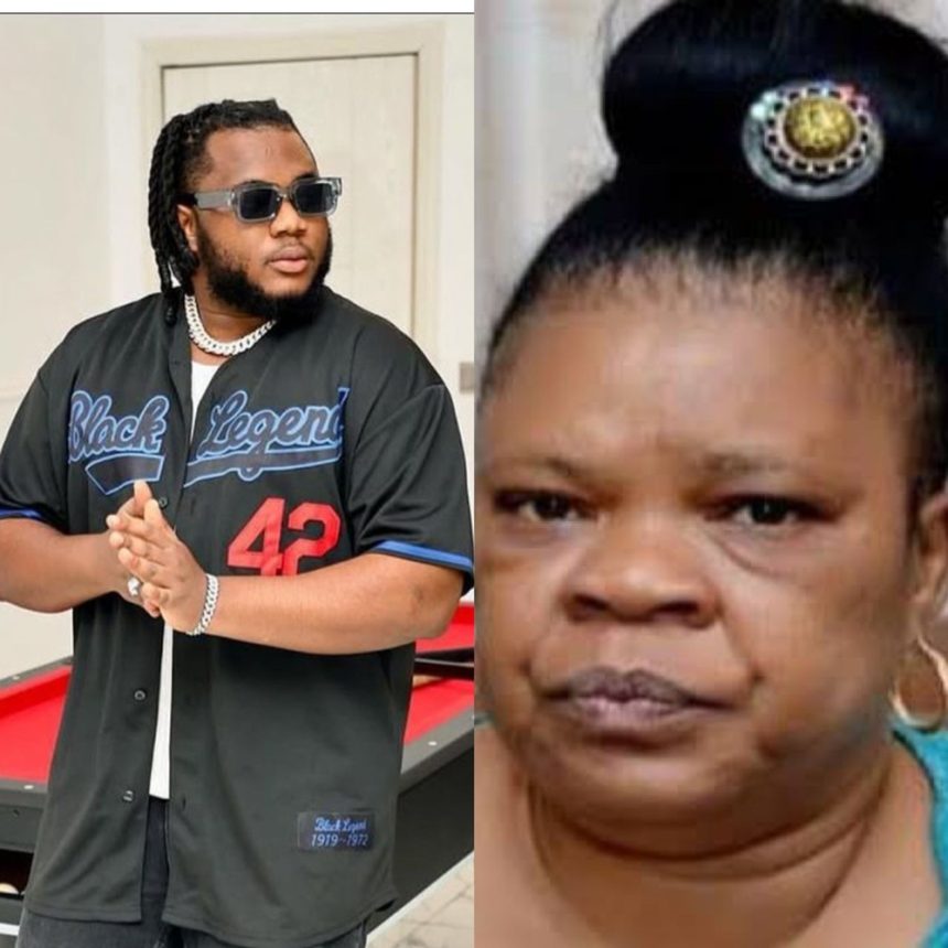 Peju Ogunmola and deceased only son, Ayomikun