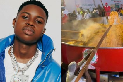 Tiktoker Habeeb Hamzat and Hilda Baci's pot of Jollof rice
