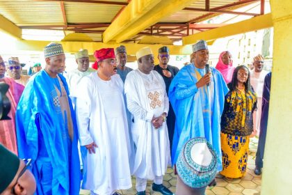 Babagana Zulum with members of NNDC committee