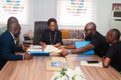 FUTA's Vice Chancellor, Prof. Adenike Oladiji, Aboluwarin David, and others